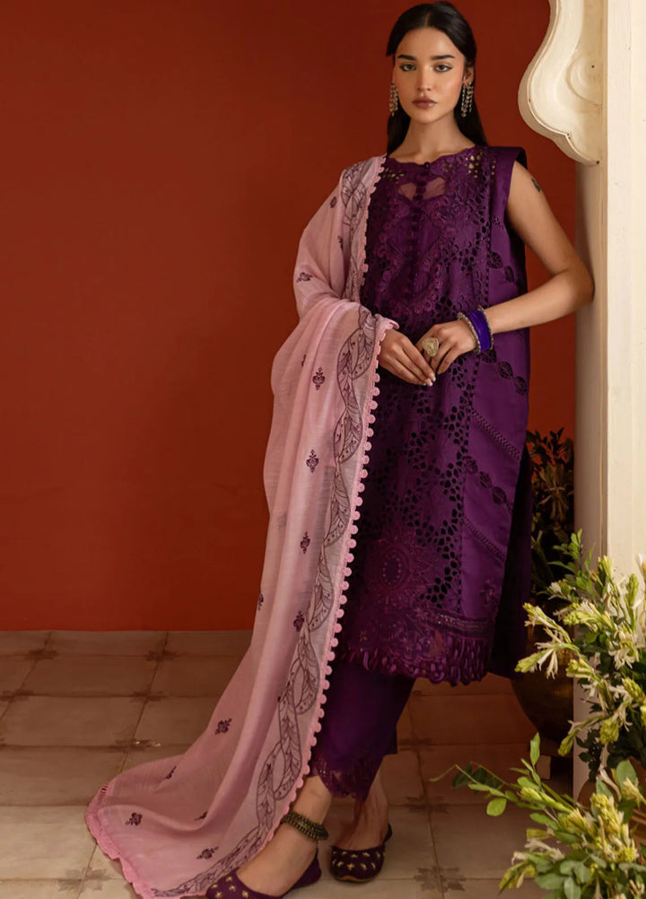 Dastan-e-Noor by Parishay Embroidered Lawn Suit Unstitched 3 Piece PR25DN DSC-07 - Summer Collection