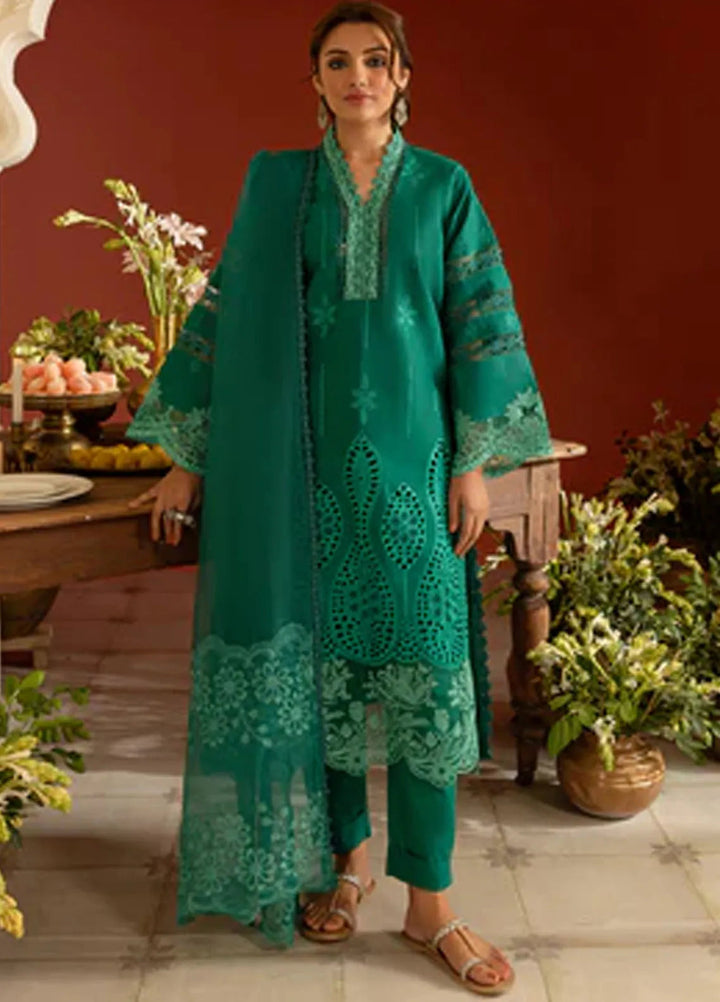 Dastan-e-Noor by Parishay Embroidered Lawn Suit Unstitched 3 Piece PR25DN DSC-14 - Summer Collection