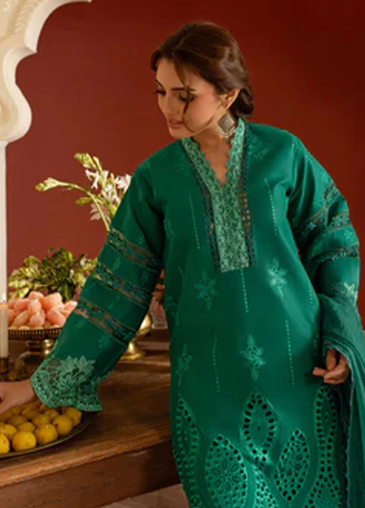 Dastan-e-Noor by Parishay Embroidered Lawn Suit Unstitched 3 Piece PR25DN DSC-14 - Summer Collection