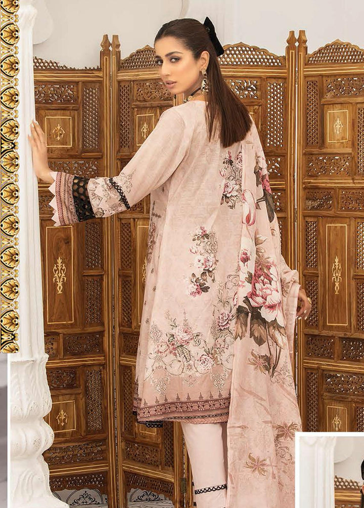 Dastoor By Aalaya Embroidered Lawn Suits Unstitched 3 Piece ALY22DL D-01 - Summer Collection