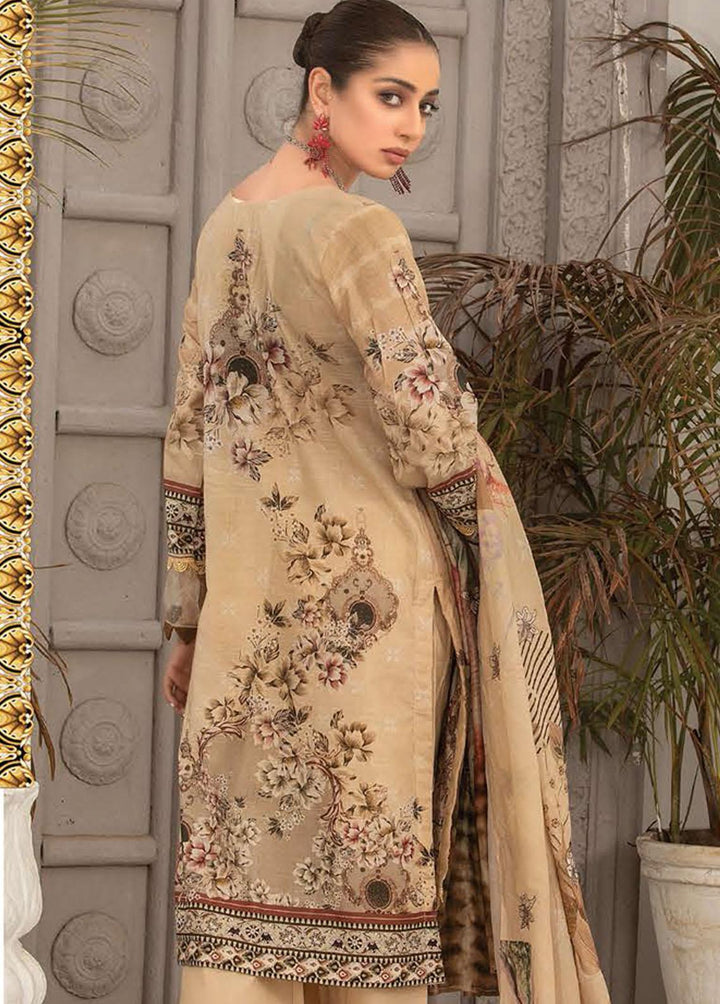 Dastoor By Aalaya Embroidered Lawn Suits Unstitched 3 Piece ALY22DL D-03 - Summer Collection