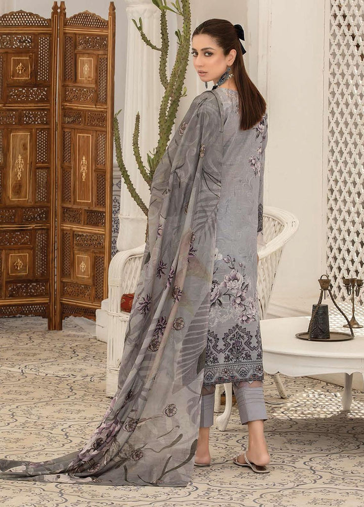 Dastoor By Aalaya Embroidered Lawn Suits Unstitched 3 Piece ALY22DL D-08 - Summer Collection