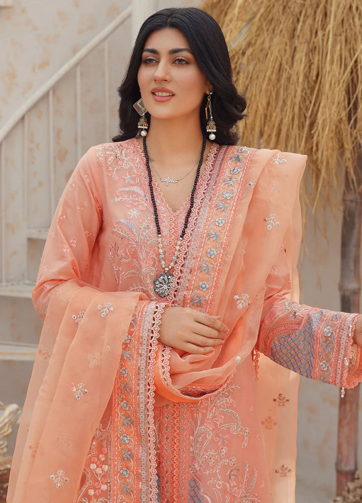 Dastoor By Ricamo Embroidered Lawn Suit Unstitched 3 Piece RIC24D Maah E Rang - Summer Collection