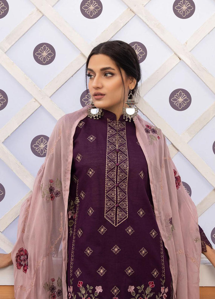 De Lace By Aalaya Embroidered Lawn Suits Unstitched 3 Piece ALY23DL D-04 - Summer Collection