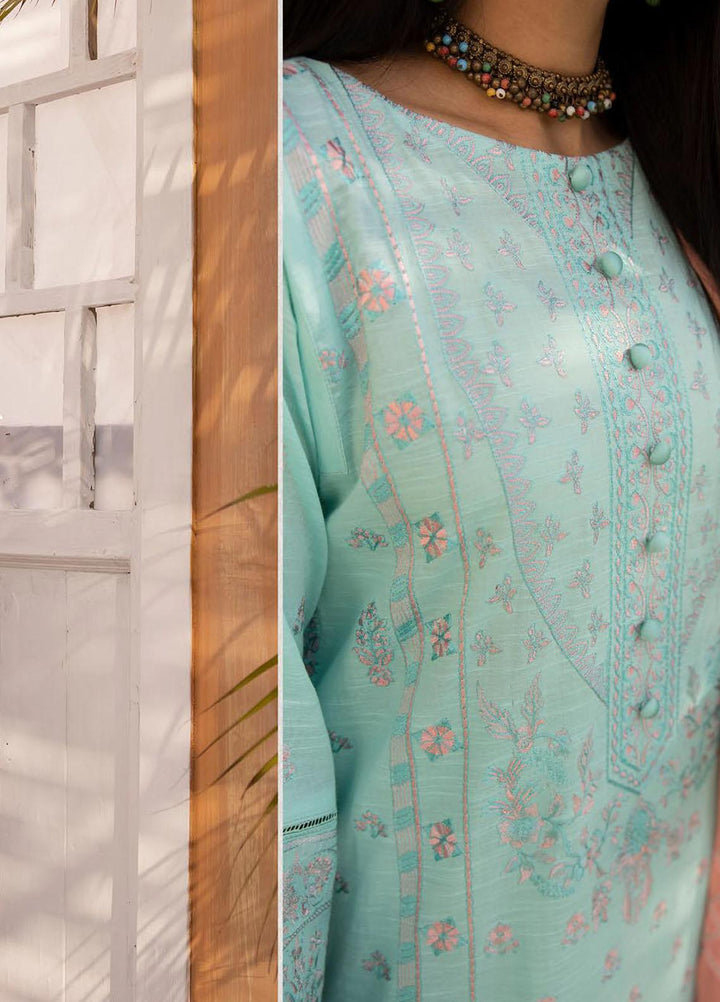 De Lace By Aalaya Embroidered Lawn Suits Unstitched 3 Piece ALY23DL D-08 - Summer Collection