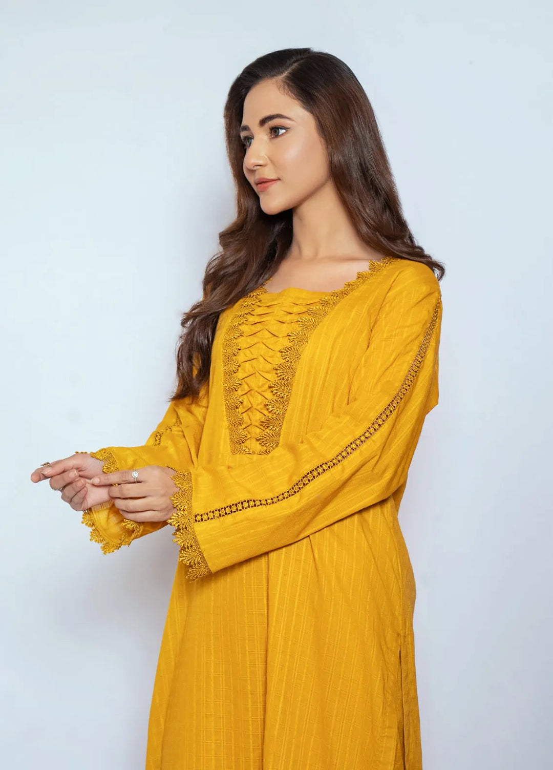 Demure by Pashmire Pret Embroidered Lawn 3 Piece Suit Theia