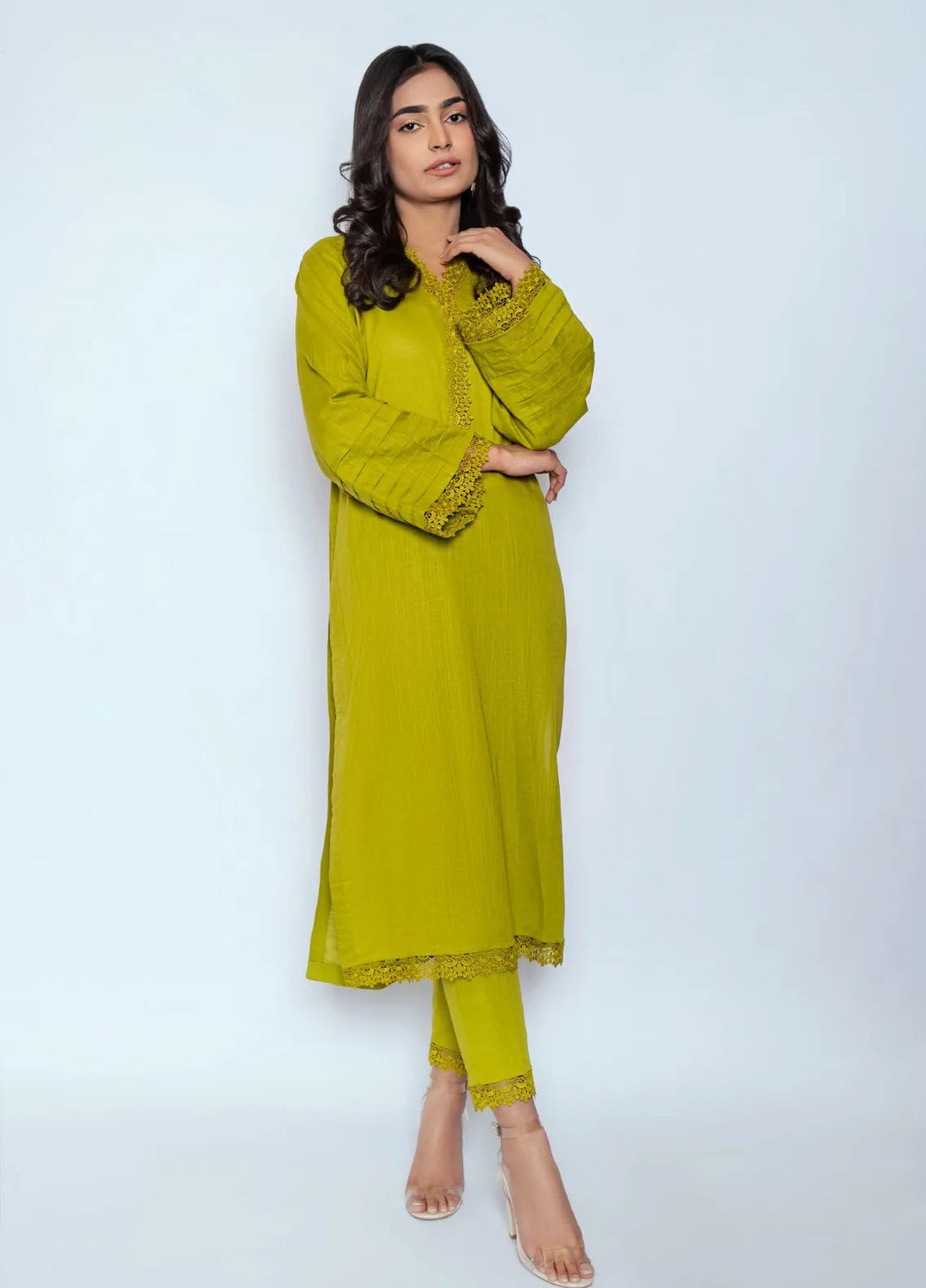 Demure by Pashmire Pret Embroidered Lawn 3 Piece Suit Sheen