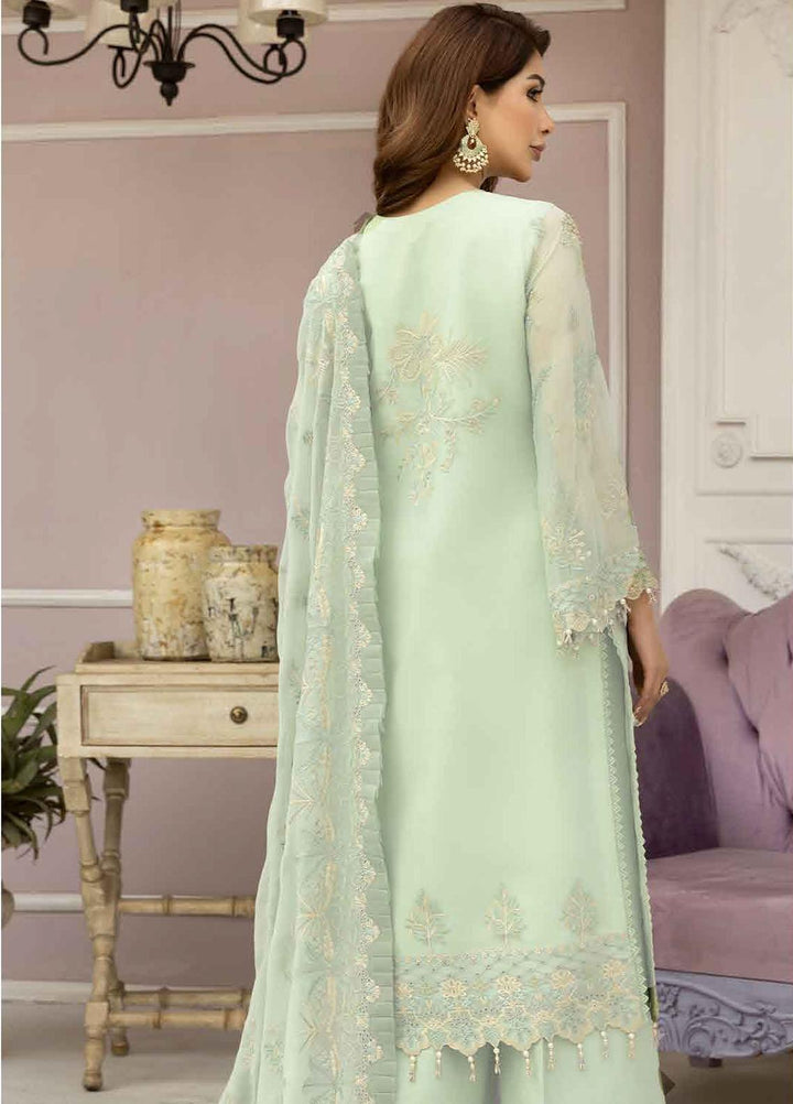 Dhaagay By Alizeh Fashion Embroidered Chiffon Suits Unstitched 3 Piece AFB23D 09 Rameen - Formal Collection