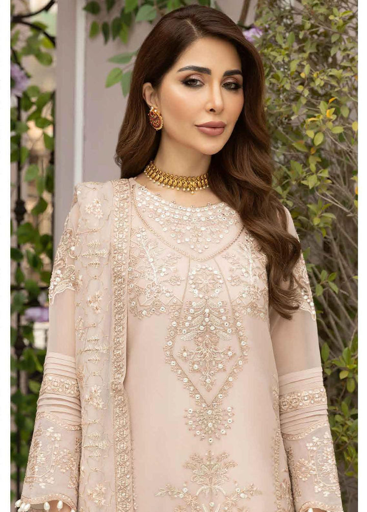 Dhaagay By Alizeh Fashion Embroidered Chiffon Suits Unstitched 3 Piece AFB23D 10 Rehar - Formal Collection