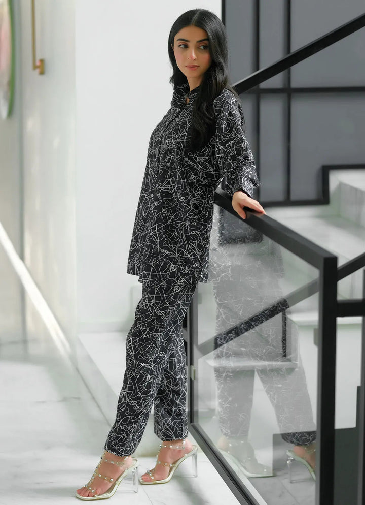 Dhaga Pret Printed Soft Crepe 2 Piece Tinsel