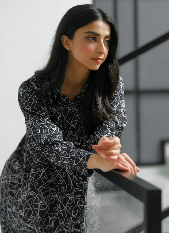 Dhaga Pret Printed Soft Crepe 2 Piece Tinsel