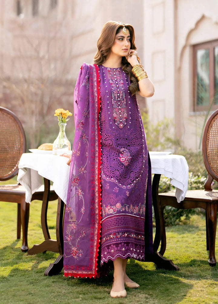 Dilbaro By Bin Ilyas Embroidered Lawn Suits Unstitched 3 Piece BI24D 404A - Festive Collection