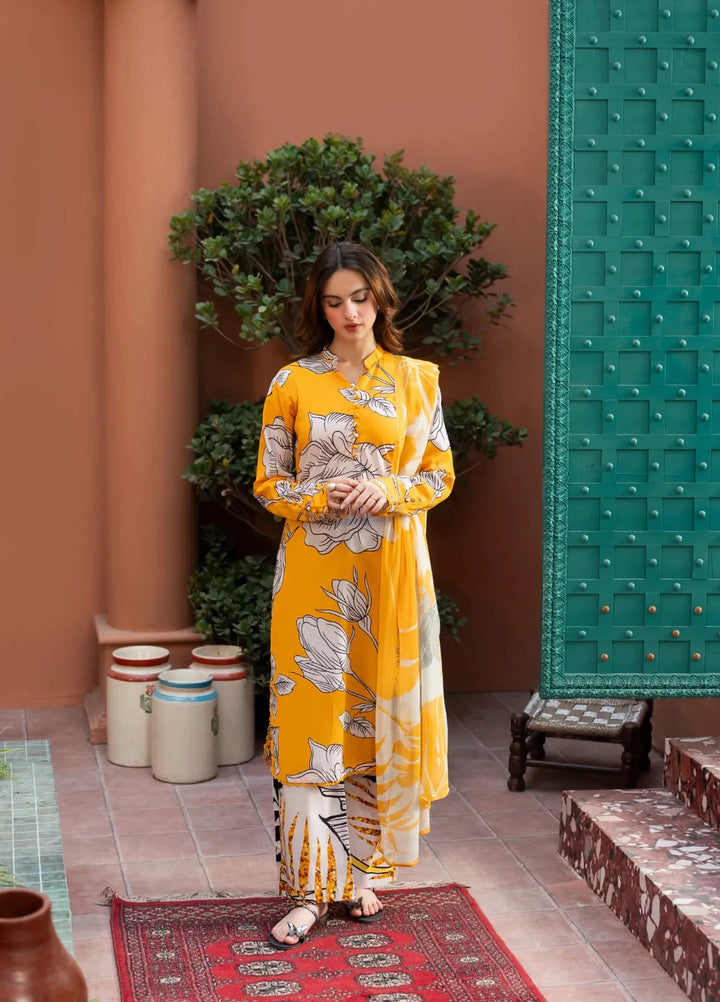 Dusky Delight by Feathers Pret Printed Lawn 3 Piece Suit Briselle