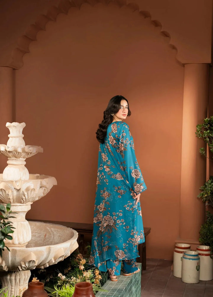 Dusky Delight by Feathers Pret Printed Lawn 3 Piece Suit Elara