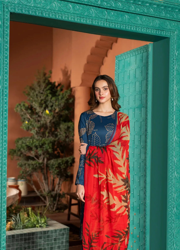 Dusky Delight by Feathers Pret Printed Lawn 3 Piece Suit Veora