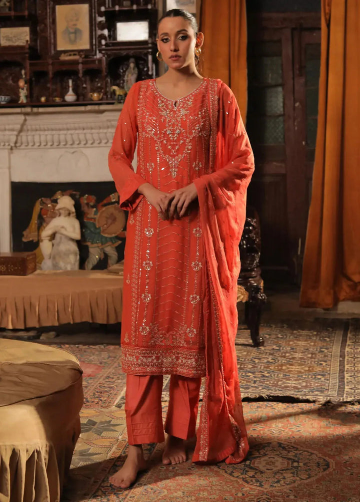 Edge Republic Pret Embroidered Raw Silk 3 Piece Suit Republic Womens 02 Madham Goonj