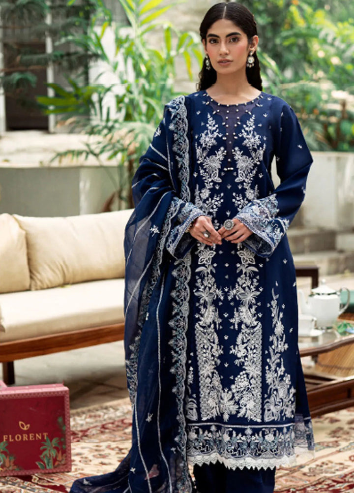 Eid Edit by Florent Embroidered Lawn Suits Unstitched 3 Piece FL25ED FEE 9 - Summer Collection