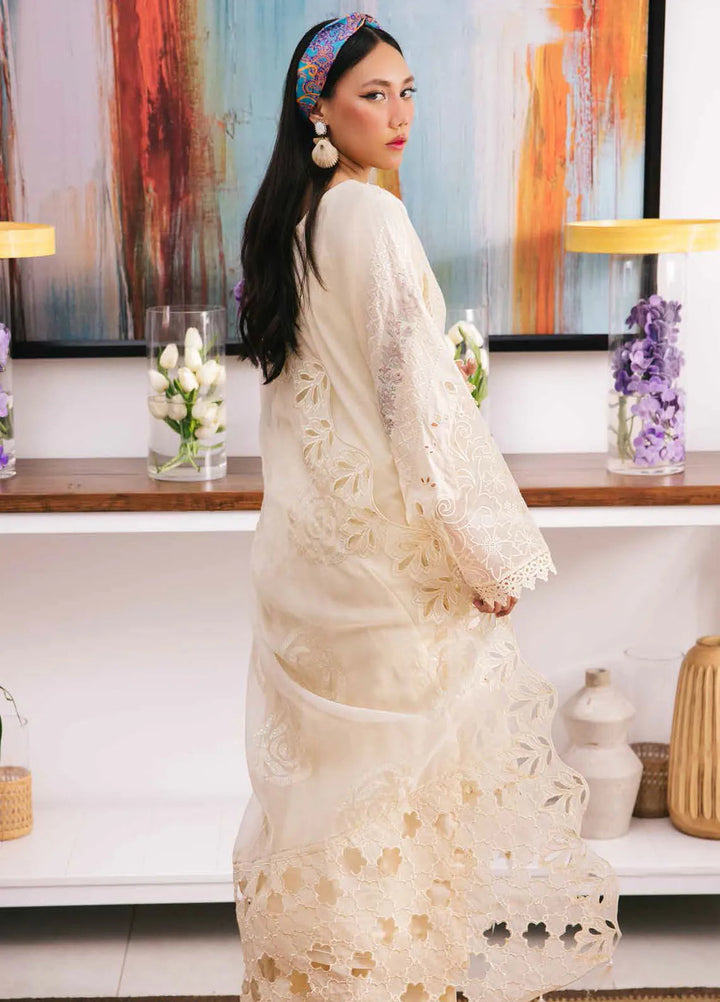 Eid Escape By Nureh Chikankari Lawn Suit Unstitched 3 Piece NU24EE NE-92 Amelfie - Festive Collection