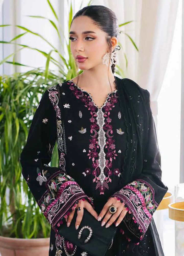 Eid Escape By Nureh Embroidered Lawn Suit Unstitched 3 Piece NU24EE NE-88 Botanica - Festive Collection