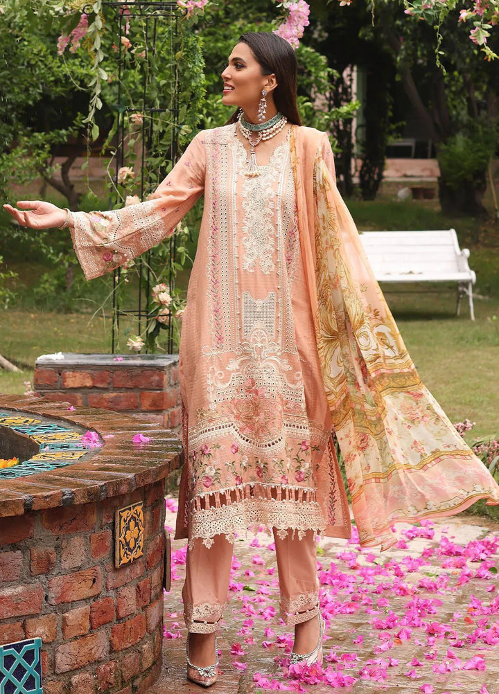 Elaf Pret Embroidered Lawn 3 Piece Suit ELJ-02B Helene