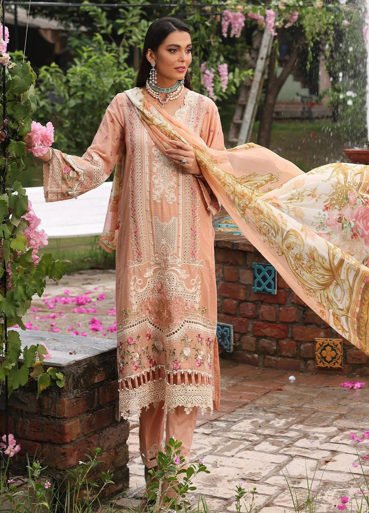 Elaf Pret Embroidered Lawn 3 Piece Suit ELJ-02B Helene