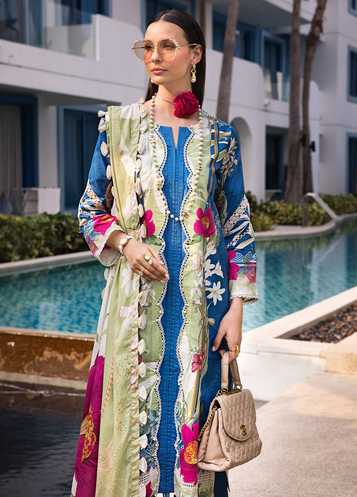 Elaf Printed Lawn Suits Unstitched 3 Piece EF24P EOP-08B Whimsy Toscana - Summer Collection