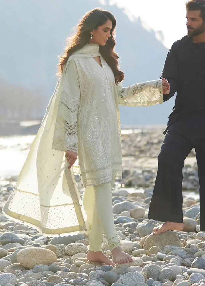 Elan Embroidered Lawn Suits Unstitched 3 Piece EL24L D-12A Zeina - Summer Collection