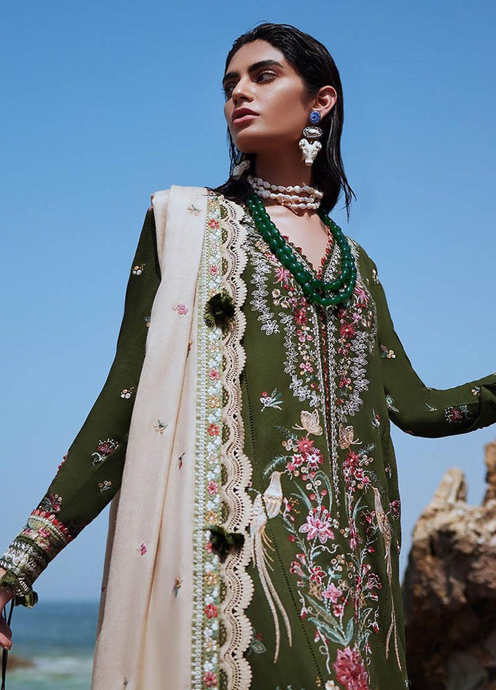 Elan Embroidered Karandi Suits Unstitched 3 Piece EL23UW EW23-03 Cora - Winter Collection