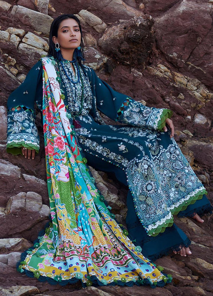 Elan Embroidered Khaddar Suits Unstitched 3 Piece EL23UW EW23-08 Freya - Winter Collection