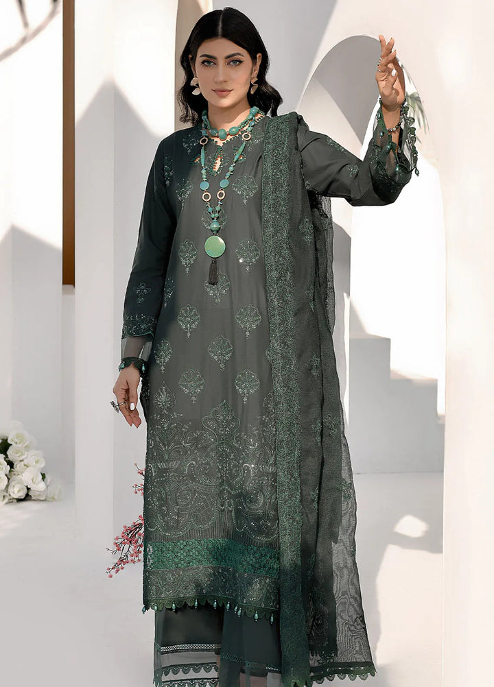 Elsyia By Fiona Embroidered Lawn Suit Unstitched 3 Piece FO24E Opulence - Summer Collection