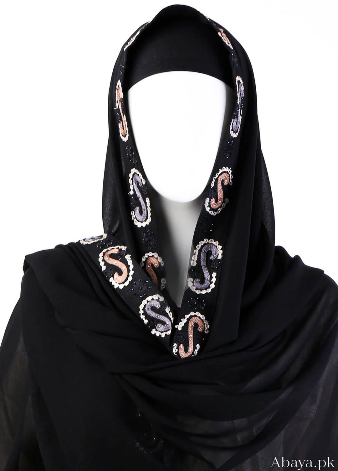 Abaya pk Chadar ABA22EC Chaadar-016 - Embroidered Chadars