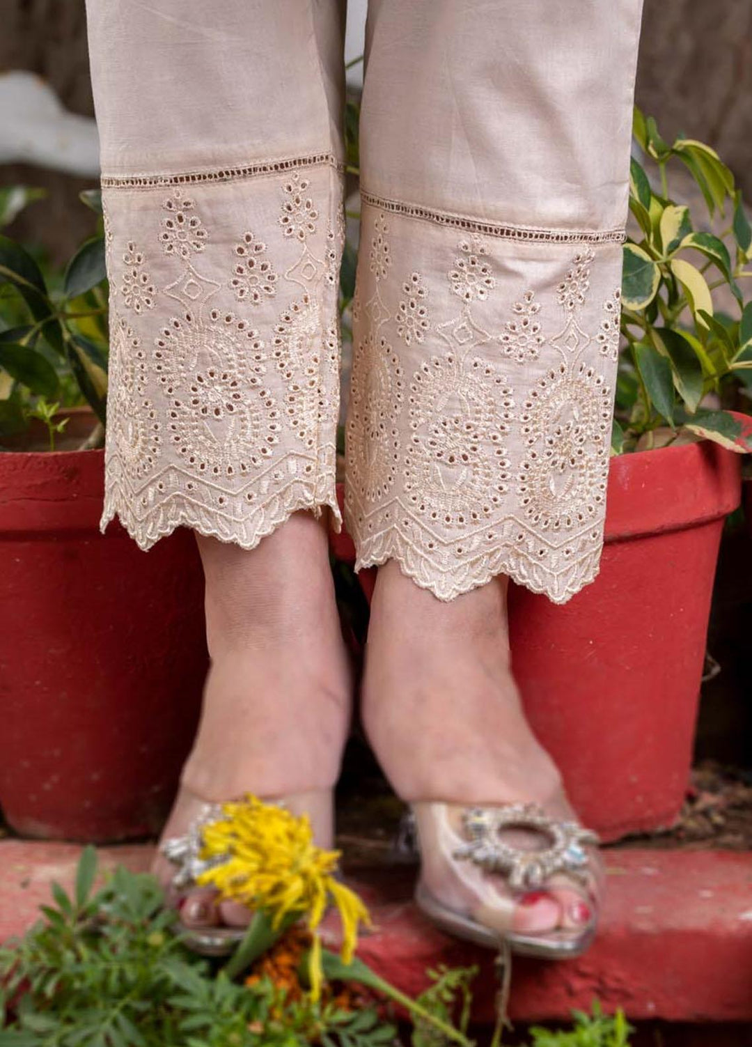 AY Textile Pret Cambric Trouser D-01 SKIN