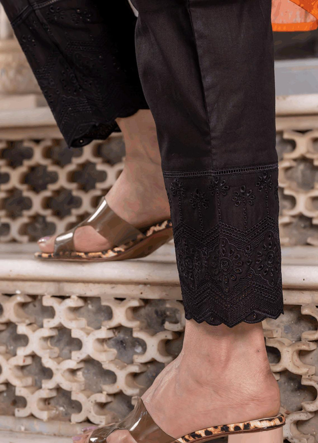AY Textile Pret Cambric Trouser D-02 BLACK