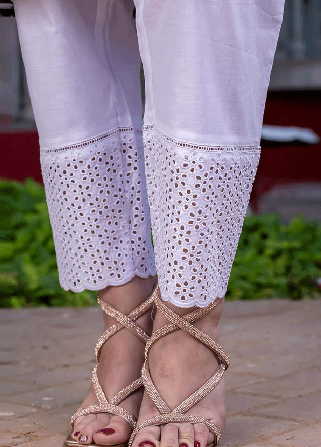 AY Textile Pret Cambric Trouser D-04 WHITE