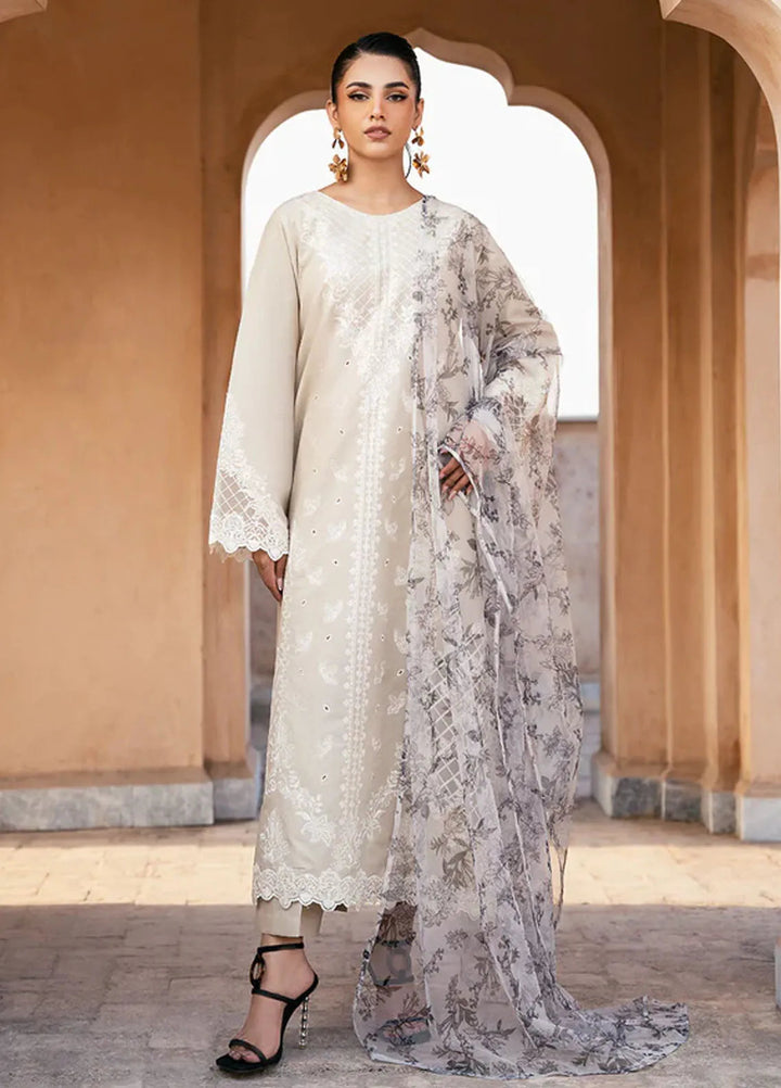 Esra Fashion Pret Embroidered Lawn 3 Piece Suit LX-24-11