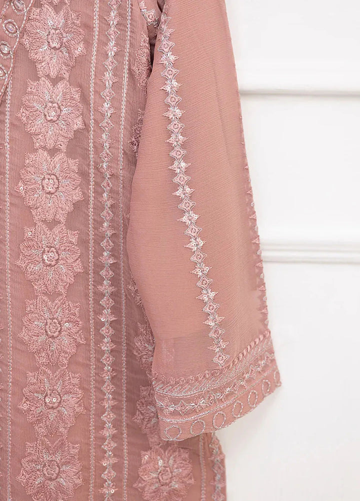 Ethereal Embellished By Cyanic Luxury Pret Embroidered Chiffon 2 Piece Suit Petal