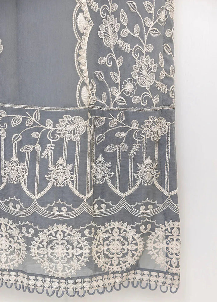 Ethereal Embellished By Cyanic Luxury Pret Embroidered Chiffon 2 Piece Suit Whisper