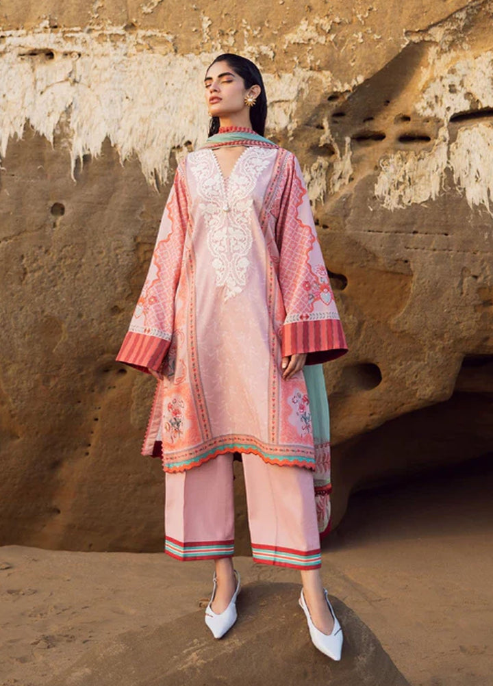Everyday by Sadaf Fawad Khan Embroidered Lawn Suits Unstitched 3 Piece SDF25EV Bows & Ribons - Summer Collection