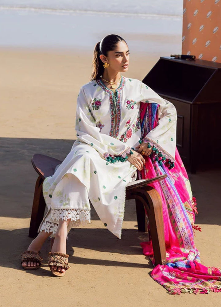 Everyday by Sadaf Fawad Khan Embroidered Lawn Suits Unstitched 3 Piece SDF25EV Rosa - Summer Collection