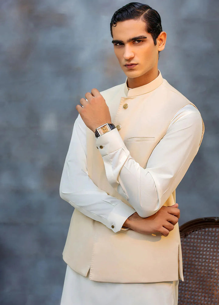 Fais Couture Formal Mens Waist Coat Kashan Rumi