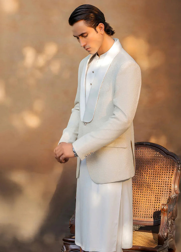 Fais Couture Khaddar Formal Mens Prince Coat Sultan Rumi