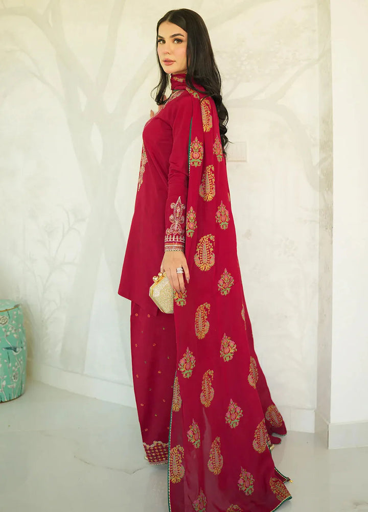 Faiza Faisal Pret Festive Raw Silk 3 Piece Suit Jinan