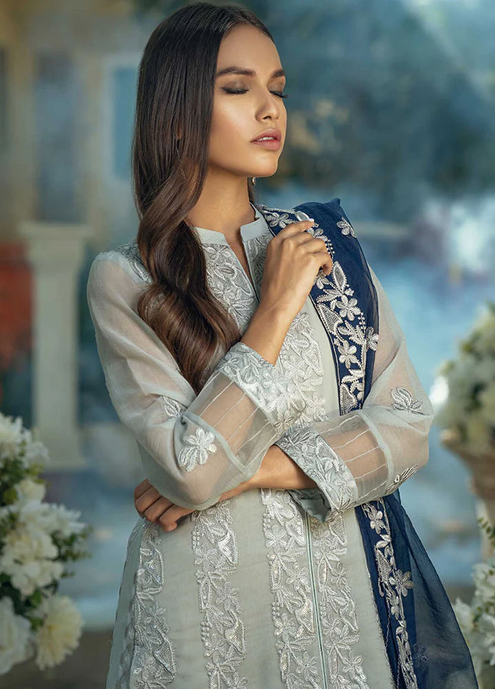 Fascino Pret Embroidered Chiffon 3 Piece Suit Iberis