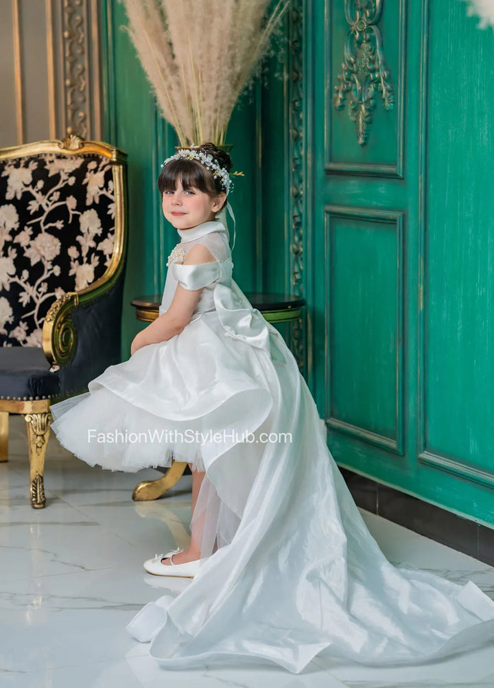 Fashion With Style Hub Pret Plain Net 1 Piece Zarpash Frock