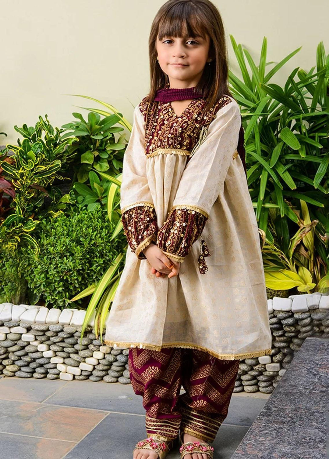 Fauve Jacquard Formal Girls 3 Piece -  FFG-009