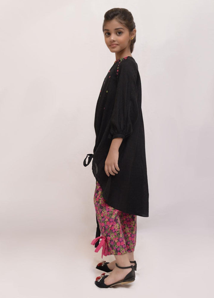 Fauve Cotton Semi Formal 2 Piece for Girls -  FSFG-028 MULTI