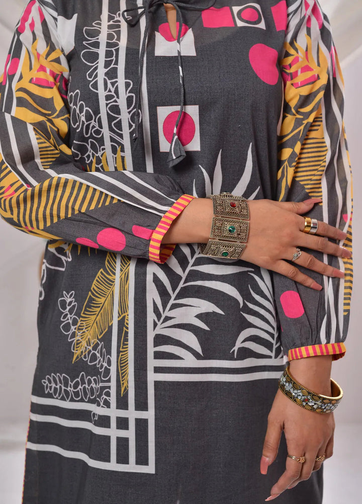 Fauve Pret Printed Lawn 2 Piece Suit NWFC - 018