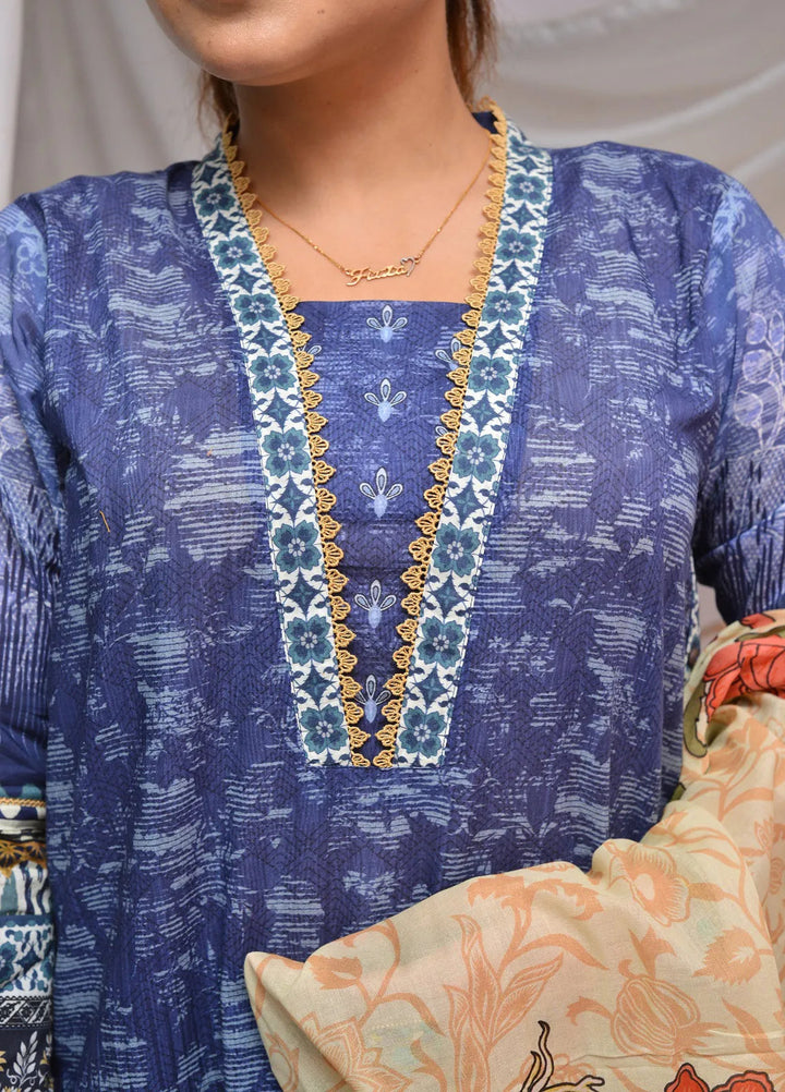 Fauve Pret Printed Lawn 3 Piece Suit NWFC - 019