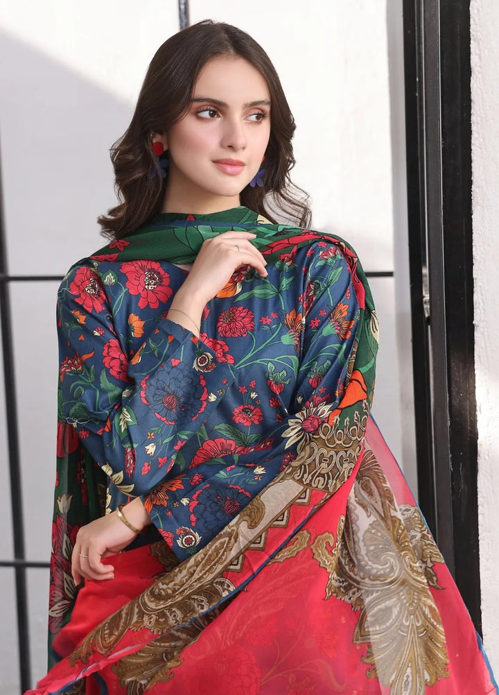 Feathers Pret Printed Lawn 3 Piece Suit Cersei