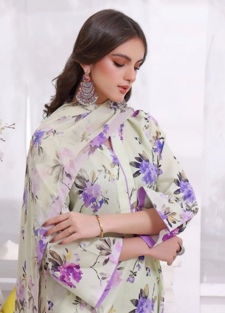 Feathers Pret Printed Lawn 3 Piece Suit Cyeda